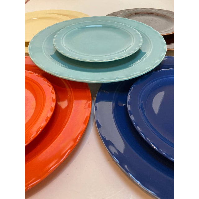1950s Coronado Pottery Plates - Set of 10 For Sale - Image 4 of 7