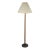 1960s Danish Modern Teak Lamp With Bulbous Ceramic Base For Sale
