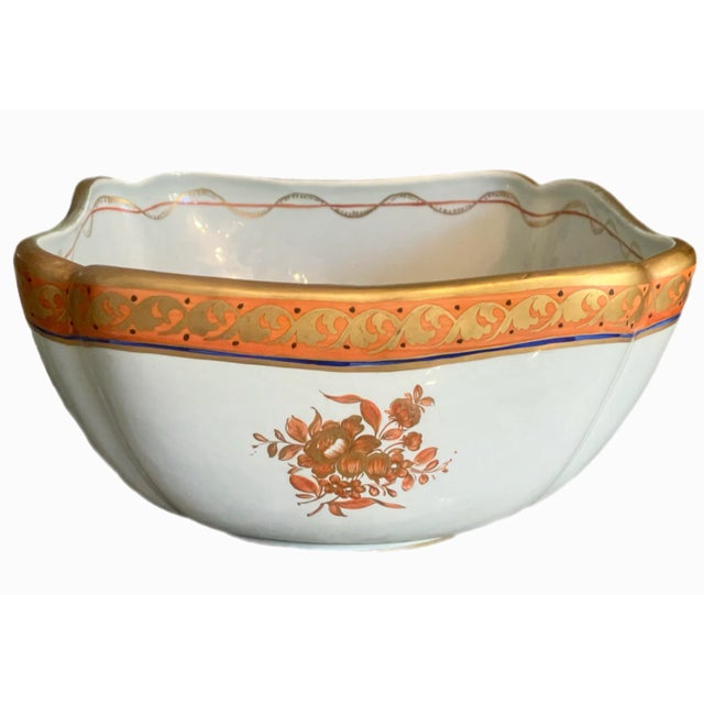 Mottahedeh Mottahedeh "Lowestoft" Centerpiece Bowl For Sale - Image 4 of 12