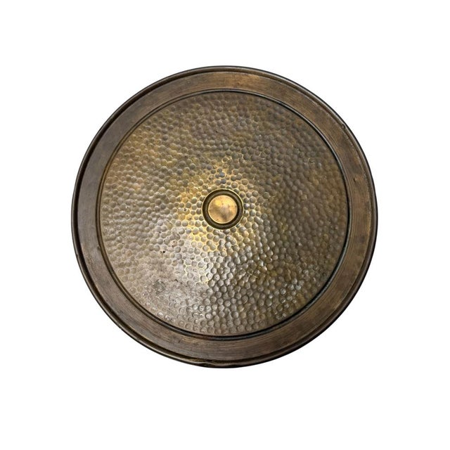 Vienna Secession Pedestal in Walnut and Patinated Brass, 1900s For Sale - Image 9 of 11