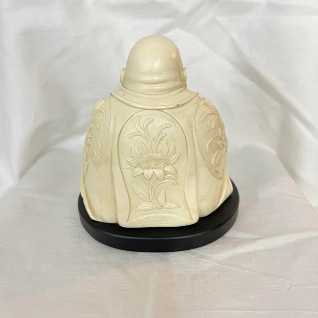 Italian Happy Buddha Figurine by A. Giannelli For Sale - Image 6 of 7