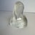 Glass Viking Glass Mary Madonna Sculpture Textured Clear Frosted Glass For Sale - Image 7 of 10