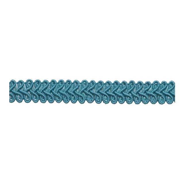 Schumacher Astor Braid Indoor & Outdoor in Ocean For Sale