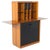 Mid-Century Modern Cabinet in Wood and Leather, Italy, 1970s For Sale - Image 14 of 14
