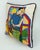 Retro Couple Sporty Scene Needlepoint Pillow, c.1970 For Sale - Image 9 of 10