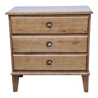 Ethan Allen Three Drawer Nightstand For Sale