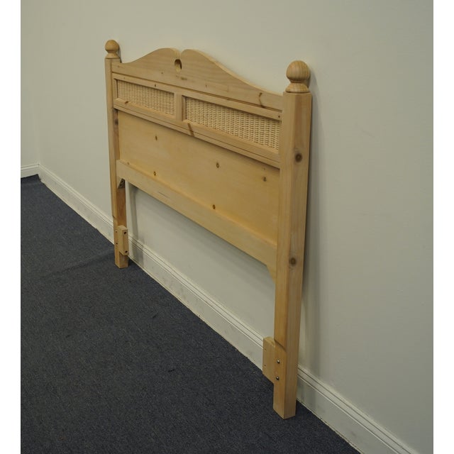 Stanley Furniture Chalais Collection Country French Solid White Knotty Pine Queen Size Headboard