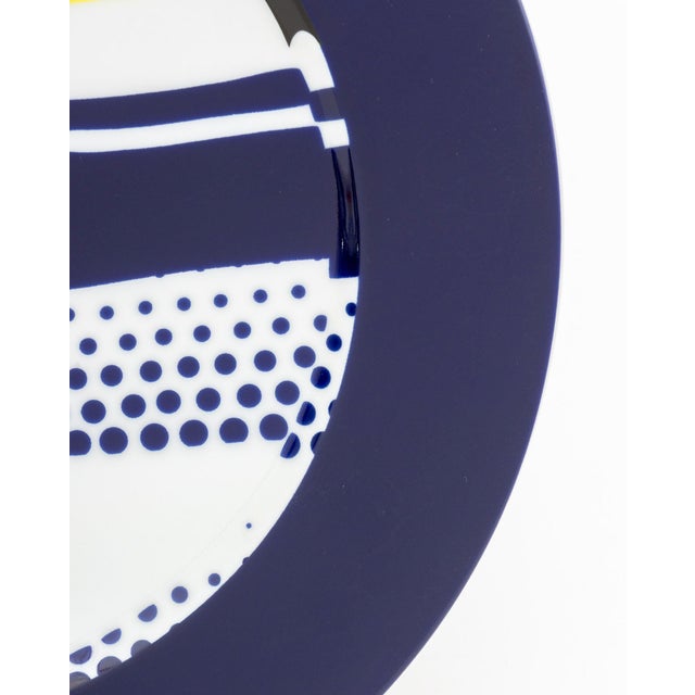 Roy Lichtenstein Roy Lichtenstein Rosenthal Porcelain Service Plate For Sale - Image 4 of 7