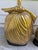 Beautiful pair of Dorothy Draper Chapman brass draped, Swan Lamps. Each lamp measures 10.5”’wide with a raised base.