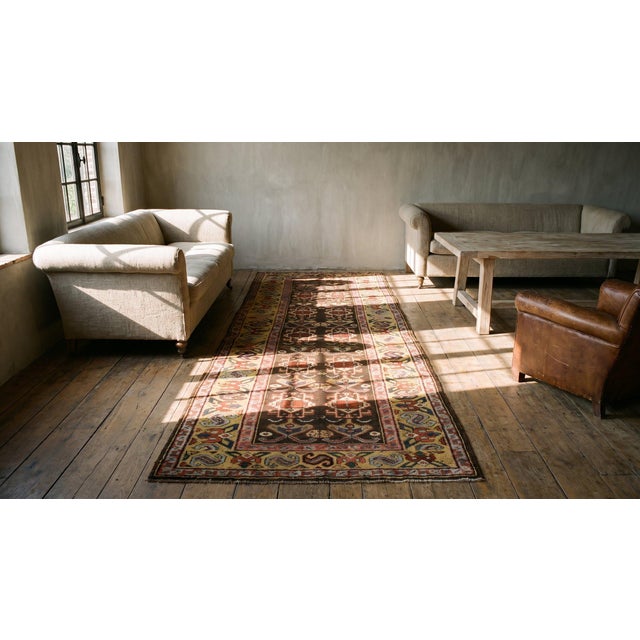 Textile Antique NW Persian Rug 3' 0" x 11' 6" For Sale - Image 7 of 9