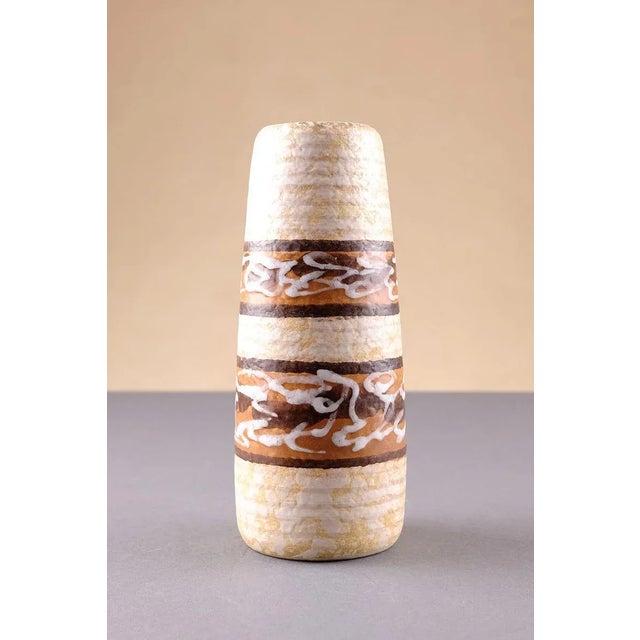 Beige Ceramic Vase from VEB Gräfenroda-Keramik, 1950s For Sale - Image 8 of 8