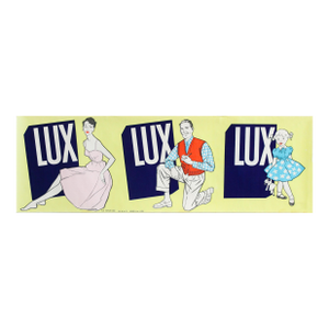 1950's French Soap Advertisement Poster, Lux en Vente Ici