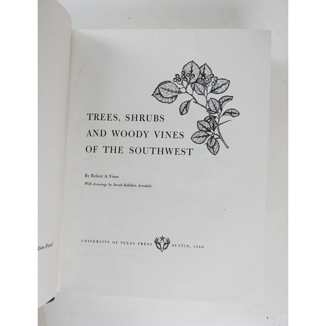 1960 Trees, Shrubs, and Woody Vines of the Southwest Book Chairish