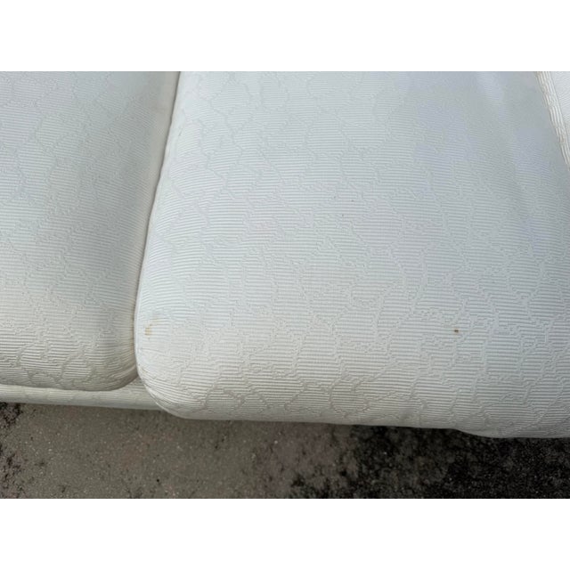 Vintage American Channel Back Lounge Sofa by Fine Arts Furniture New York For Sale - Image 12 of 12
