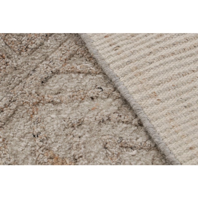 Textile Rug & Kilim’s Outdoor Scandinavian Style Runner in Gray With Geometric Patterns For Sale - Image 7 of 7