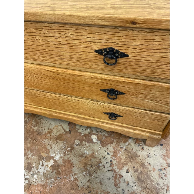 Kjaernulf Style Danish Oak Chest of Drawers, C. 1970s For Sale - Image 17 of 18