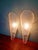 Vintage Wall Sconces in Textured Clear Plastic, 1970s, Set of 2 For Sale - Image 4 of 12