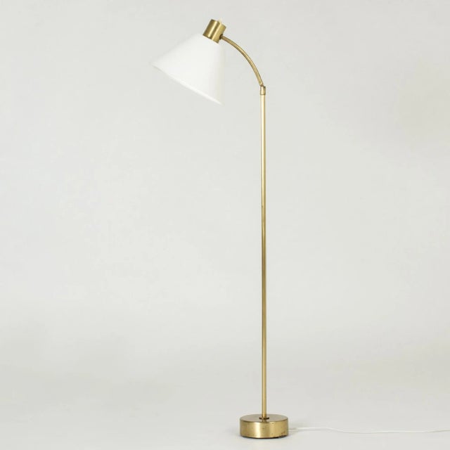 Metal Vintage Brass Floor Lamp from Philips, 1950s For Sale - Image 7 of 7