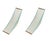 Model 2135 Wall Lamps in Satin Glass and Brass by Max Ingrand for Fontana Arte, 1960s, Set of 2 For Sale - Image 6 of 6