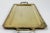 Metal Vintage Large Scrolled Edge Handled Brass Tray For Sale - Image 7 of 11