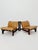 Mid-Century Modern Lounge Chair in Leather and Wood by Carl Straub, 1960s For Sale - Image 4 of 17