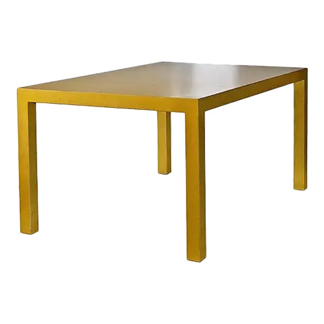 Custom Made Parsons Dining Table For Sale