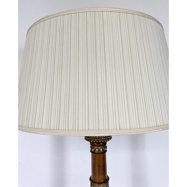 Brown Floor Lamp attributed to Alban Chambon, 1900s For Sale - Image 8 of 10