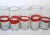 1970s Vintage Mexican Red Band Hand Blown Glasses Tumblers Highballs - Set of 12 For Sale - Image 5 of 11