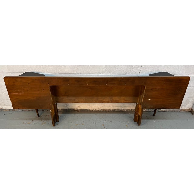 Mid 20th Century American of Martinsville "Dania" Bar Bed Headboard by Merton Gershun For Sale - Image 11 of 12