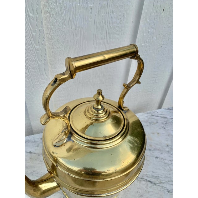 Late 19th Century 19th Century Brass Kettle For Sale - Image 5 of 12