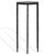 Metal Galvin Marble Top Drink Table in Black with Black Marble Top For Sale - Image 7 of 8