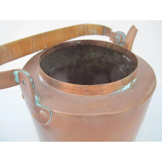 Metal Antique Chinese Copper Tea Kettle Teapot For Sale - Image 7 of 10