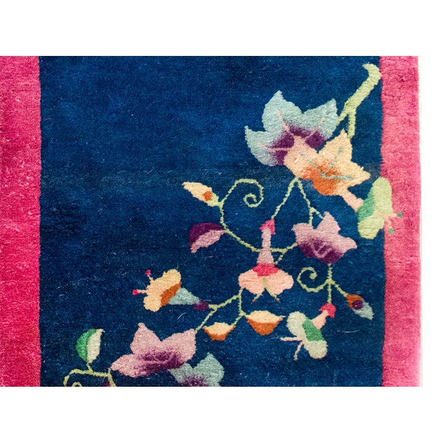 1930s Early 20th Century Chinese Art Deco Rug For Sale - Image 5 of 12