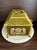 Antique Victorian Jewelry Box “Boudoir” or Sewing Box in Mustard/ Golden/ Green Velvet, Inside Blue Silk From the Early 20th Century For Sale In Los Angeles - Image 6 of 10