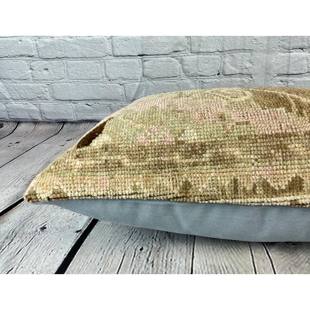 16 x 24 Rug Pillow Bosporus Harmony Turkish Pillow Cushion Cover For Sale - Image 4 of 4