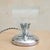 Petite Italian Chrome + Murano Glass Table Lamp, 1950s - 2 Available For Sale - Image 9 of 12