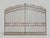 Antique Wrought Iron Gate, 1940s For Sale - Image 3 of 3