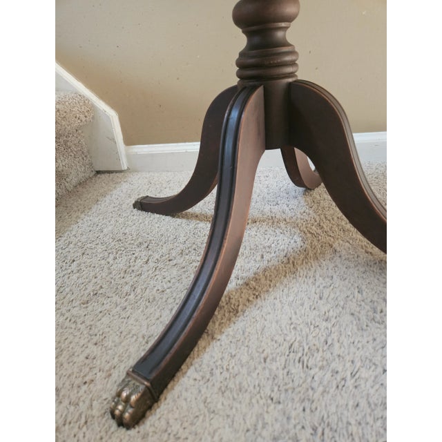 Vintage Queen Anne Side Table For Sale - Image 4 of 7