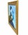 Figurative Vintage Painting of Woman With Peacock in Ornate Gold Frame – Contemporary Figurative Art For Sale - Image 3 of 6