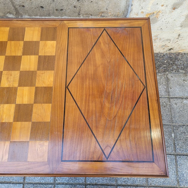Louis XVI French Backgammon Tric Trac Game Table, 1800 For Sale - Image 5 of 18