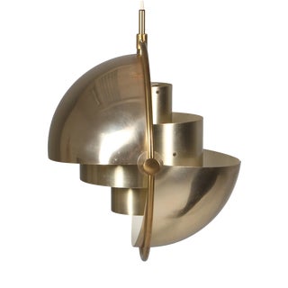 Multi-Lite Pendant Light by Louis Weisdorf for Lyfa, 1960s For Sale