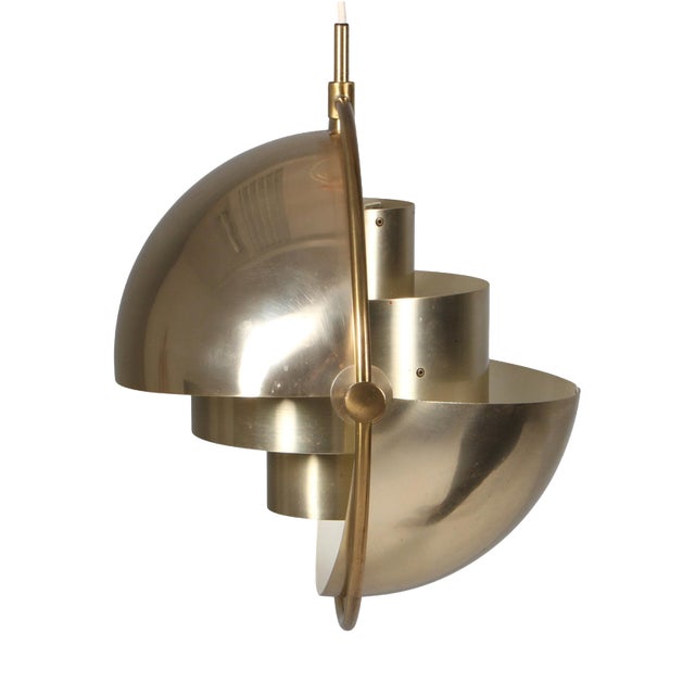 Multi-Lite Pendant Light by Louis Weisdorf for Lyfa, 1960s For Sale