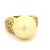 1990s Golden South Sea Pearl & Diamond 14k Gold Statement Ring, Size 7 For Sale - Image 12 of 12