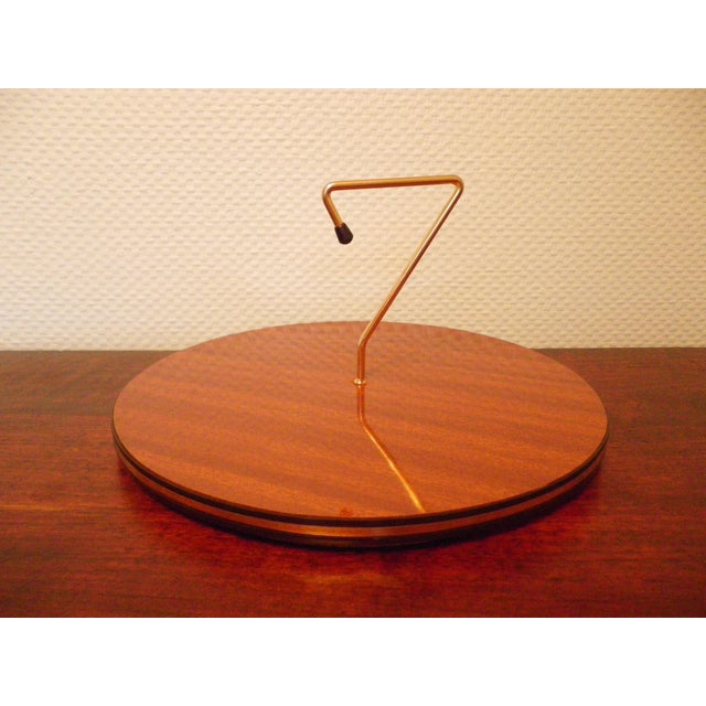 Serving Tray in Formica and Gold-Tone Metal, 1970s For Sale - Image 9 of 9