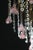 1980s Meryl Streep, Pink Murano Flowers and Crystal Drops Chandelier - Set of 2 For Sale - Image 11 of 16