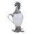 Glass and Silver Rooster Jug from J.D. Schleissner Söhne, Hanau, Germany, Late 19th Century For Sale - Image 11 of 12