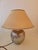 Vintage Silver-Plated Ceramic Table Lamp from La Bottega, 1980s For Sale - Image 13 of 13