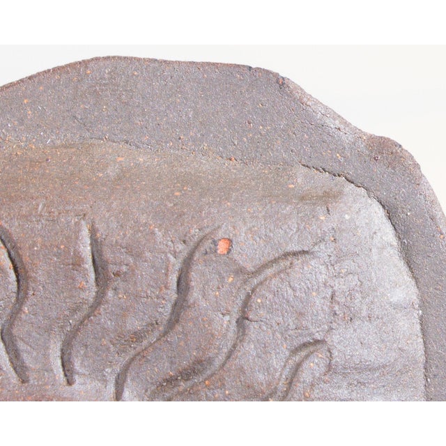 Ceramic Mark Bulwinkle Studio Pottery Sun Tile For Sale - Image 7 of 7