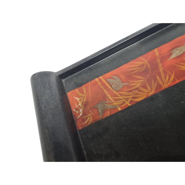 Japanese Lacquerware Tray, 1920s For Sale - Image 9 of 13