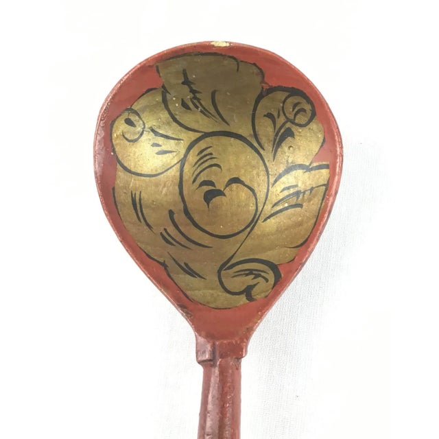 Antique Wooden Spoon From Thailand For Sale In Portland, ME - Image 6 of 9